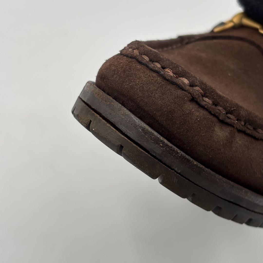 GUCCI グッチ ホースビット スエード ローファー 約23㎝ ブラウン