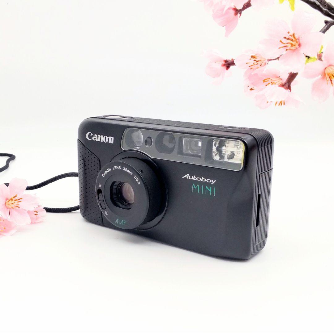 綺麗な完動品【昭和レトロ◇単焦点レンズ機】Canon Autoboy MINI