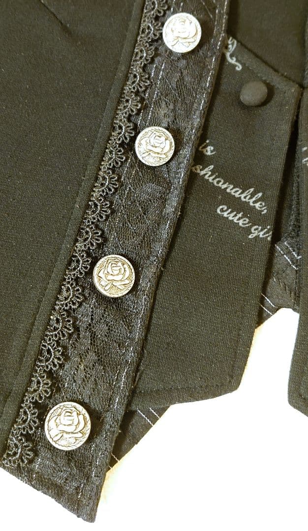 Honey 黒 クロップドジャケット h.NAOTO