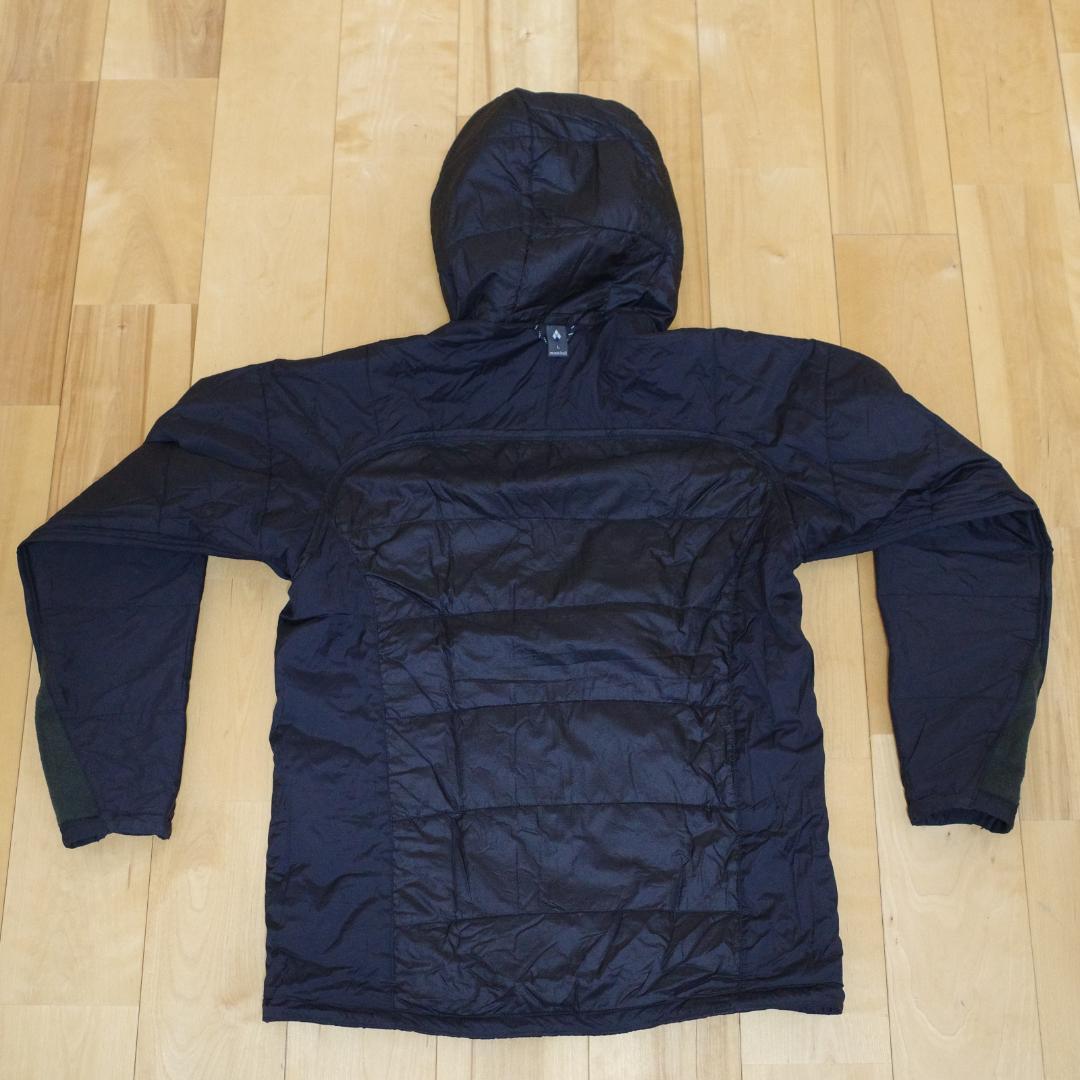 モンベル U.L.サーマラップ パーカ Men's ブラック L エクセロフト