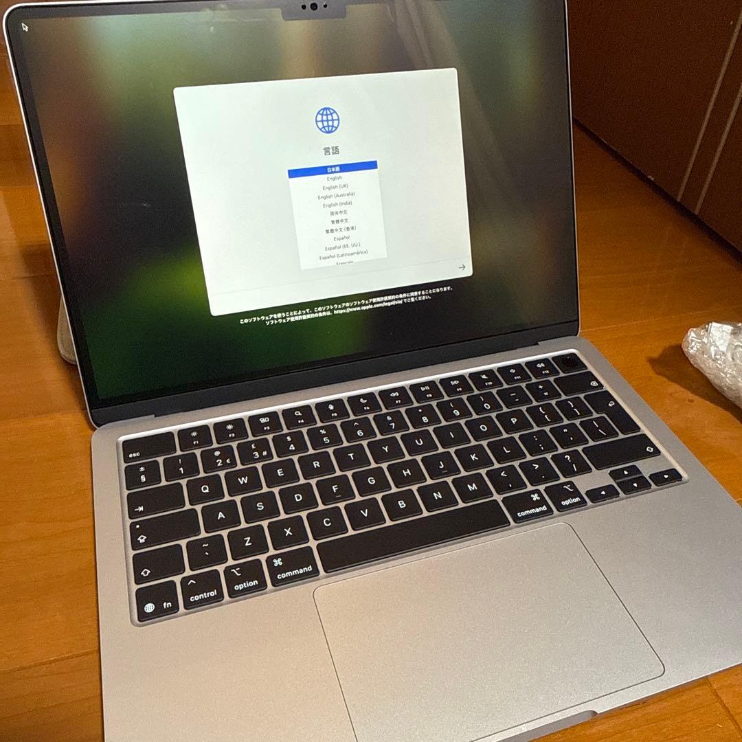 【koma777】MacBook Air M4 256GB 英字配列