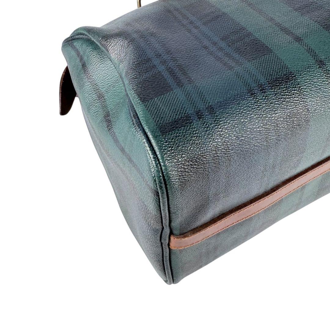 【美品】RALPH LAUREN ラルフローレン　チェック　ミニボストンバッグ