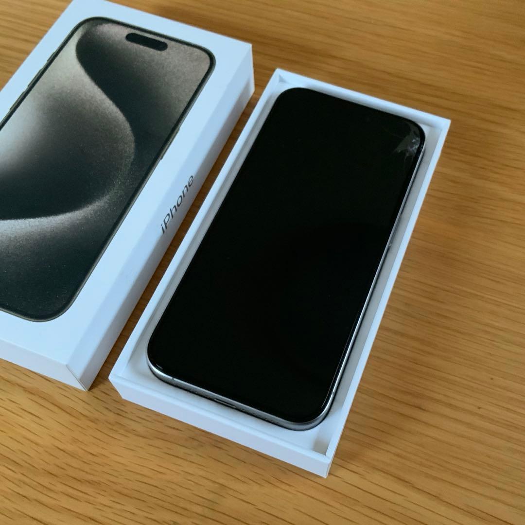 【ジャンク品】 iPhone 15 Pro 128GB ナチュラルチタニウム