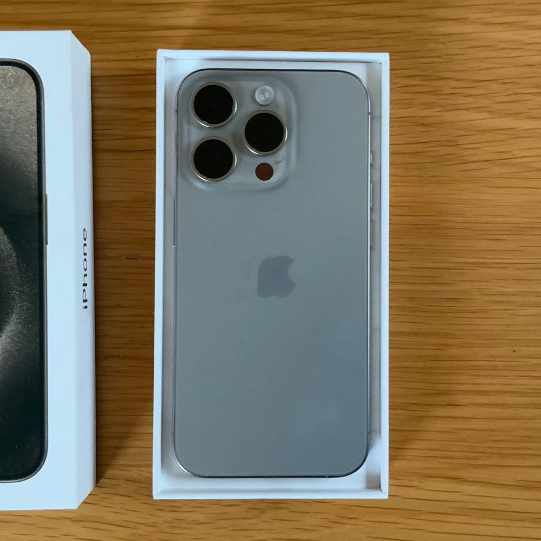 【ジャンク品】 iPhone 15 Pro 128GB ナチュラルチタニウム