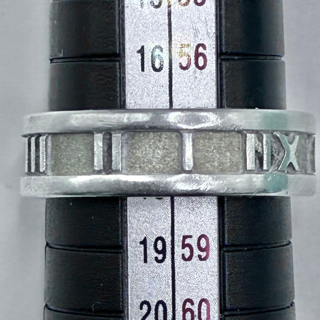 【大きいサイズ】ティファニー 17.5号 アトラスリング 指輪 シルバー 美品