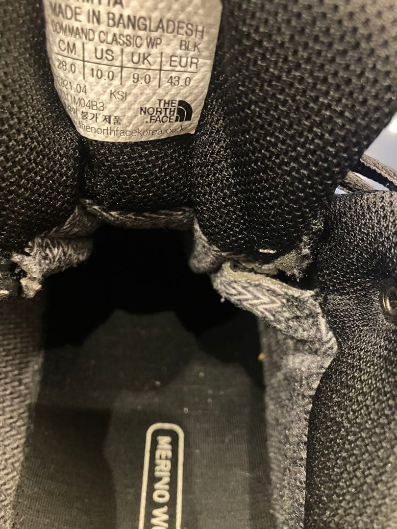 か*ず様 美品　THE NORTH FACE トレッキングシューズ ブラック　2