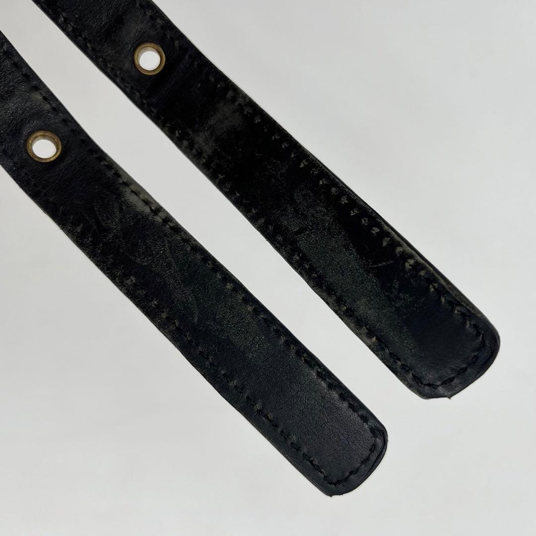 【稀品】オールドコーチ　ヴィンテージ　ショルダーバッグ グラブタンレザー　黒