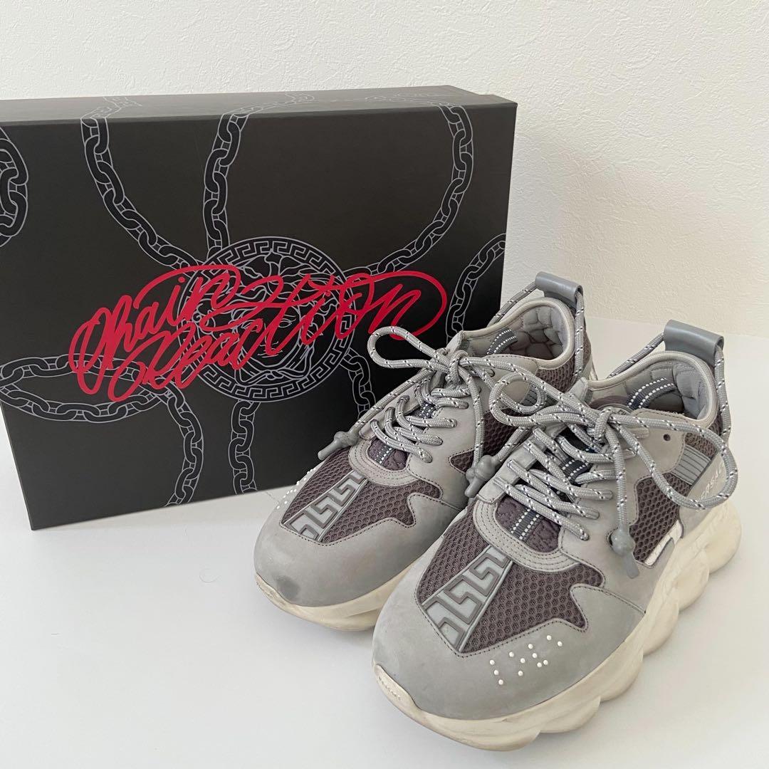 カード付　VERSACE Chain Reaction 2 スニーカー