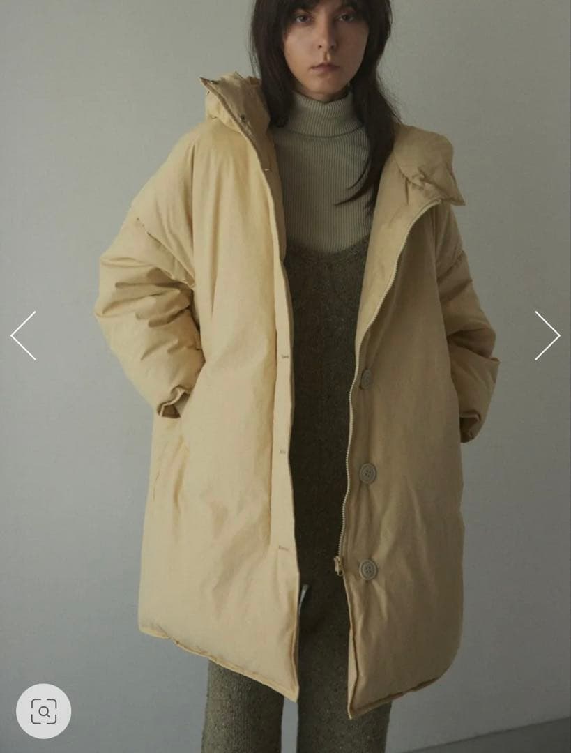 hood down coat BLACK BY MOUSSYブラックバイマウジー