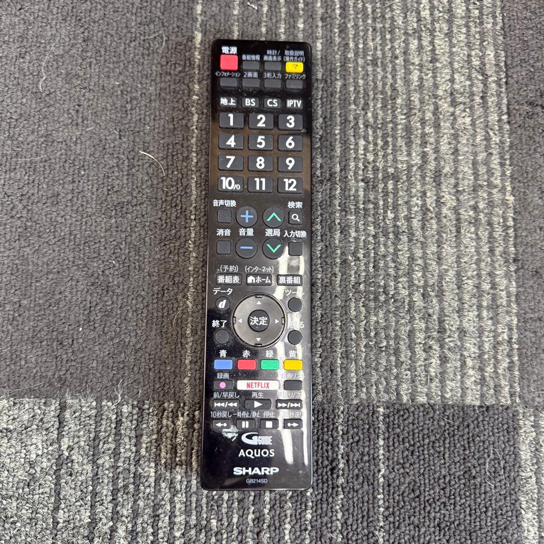 稼動品☆シャープ LC-32W35☆32インチ 液晶テレビ 2016年製