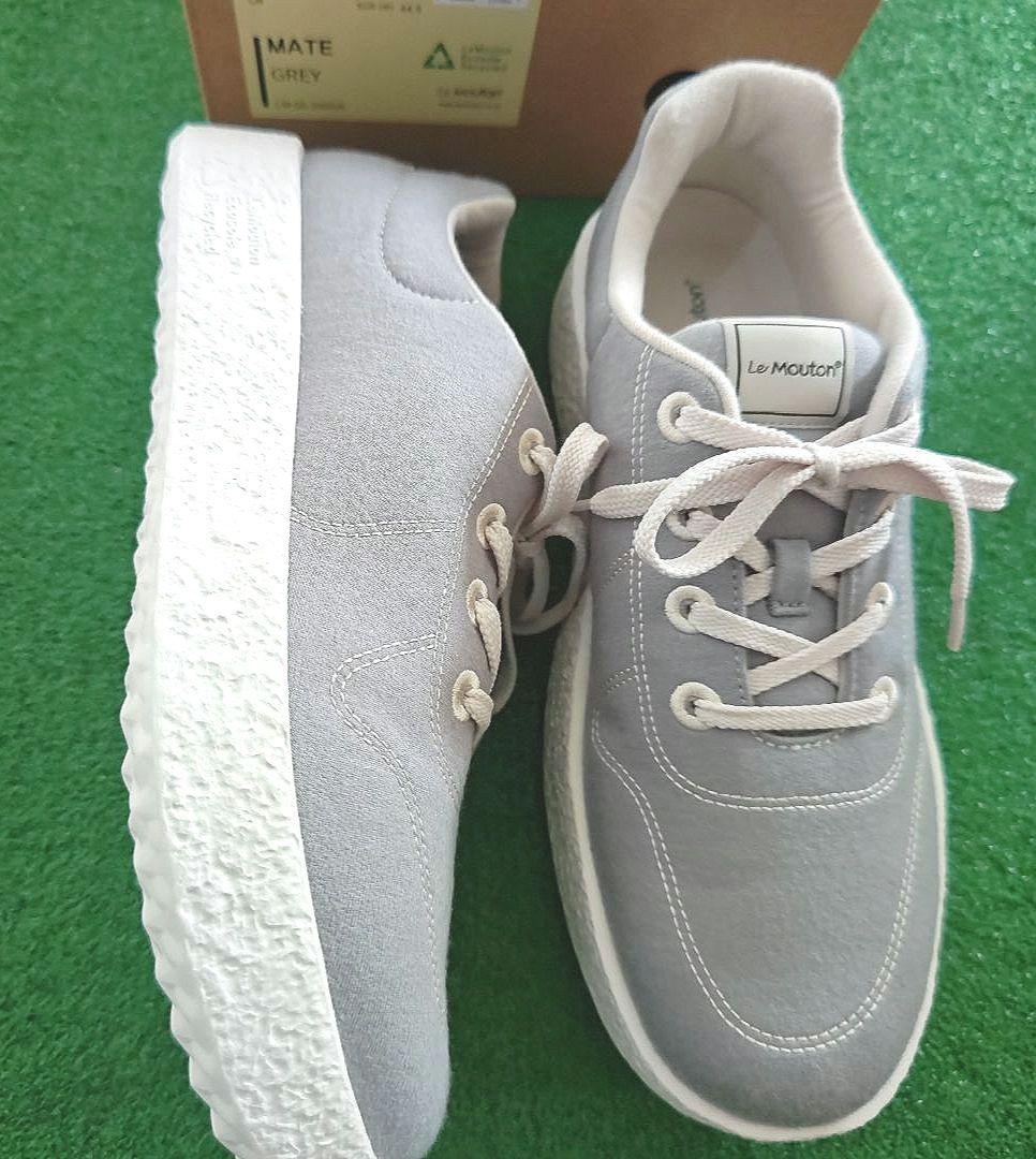 ルムトン フォレスト / 疲れない 軽い メリノウール 靴　グレー29cm