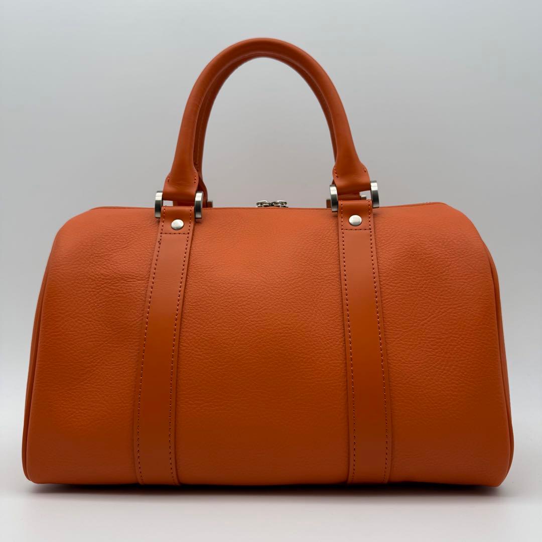 【極美品】MB エムビー ハイエンドレザー ショルダーバッグ オレンジ