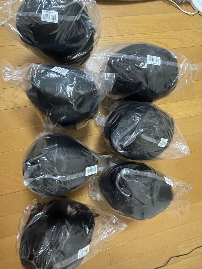 美容師国家試験用 本番用カットウィッグ7体セット