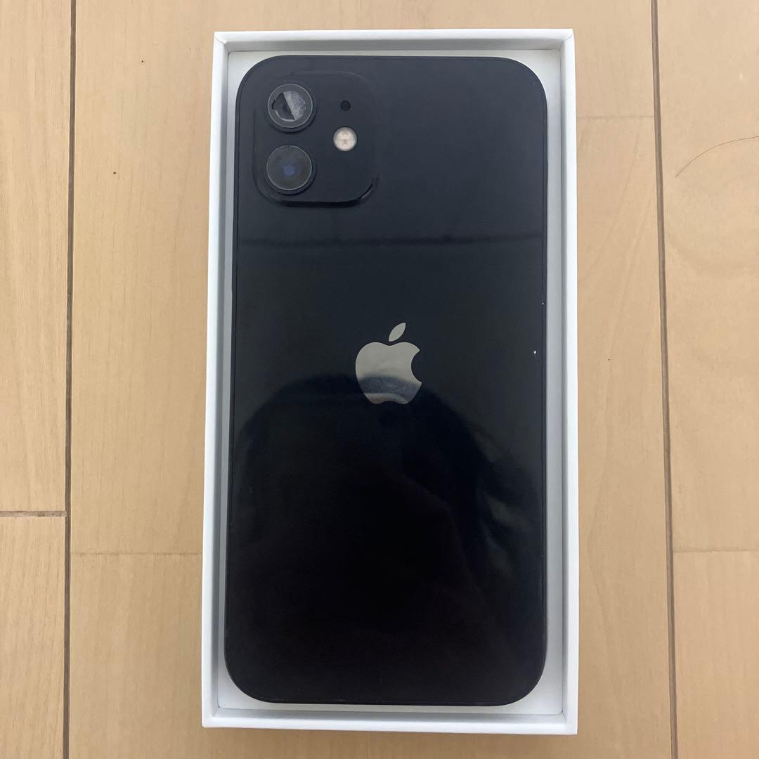 Apple iPhone 12 ブラック 本体 64GB simフリー