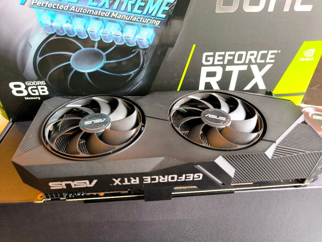 動作確認済みNVIDIA ASUS RTX 2060 SUPER 8G DUAL