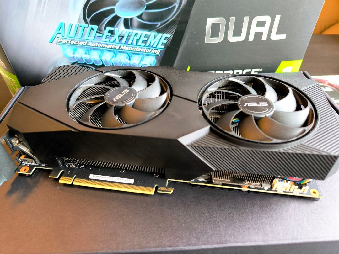 動作確認済みNVIDIA ASUS RTX 2060 SUPER 8G DUAL