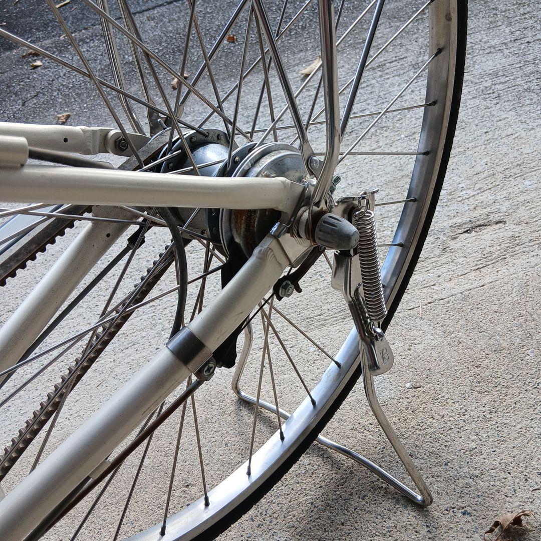 ブリジストン　アルベルト　シャンパンホワイト27インチ　引き取り限定です！