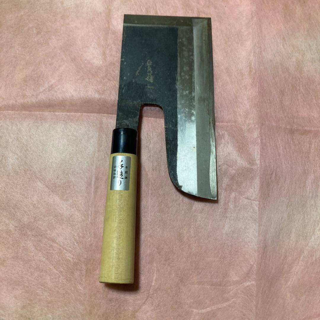 奈良菊一　そば・麺切り包丁 230mm