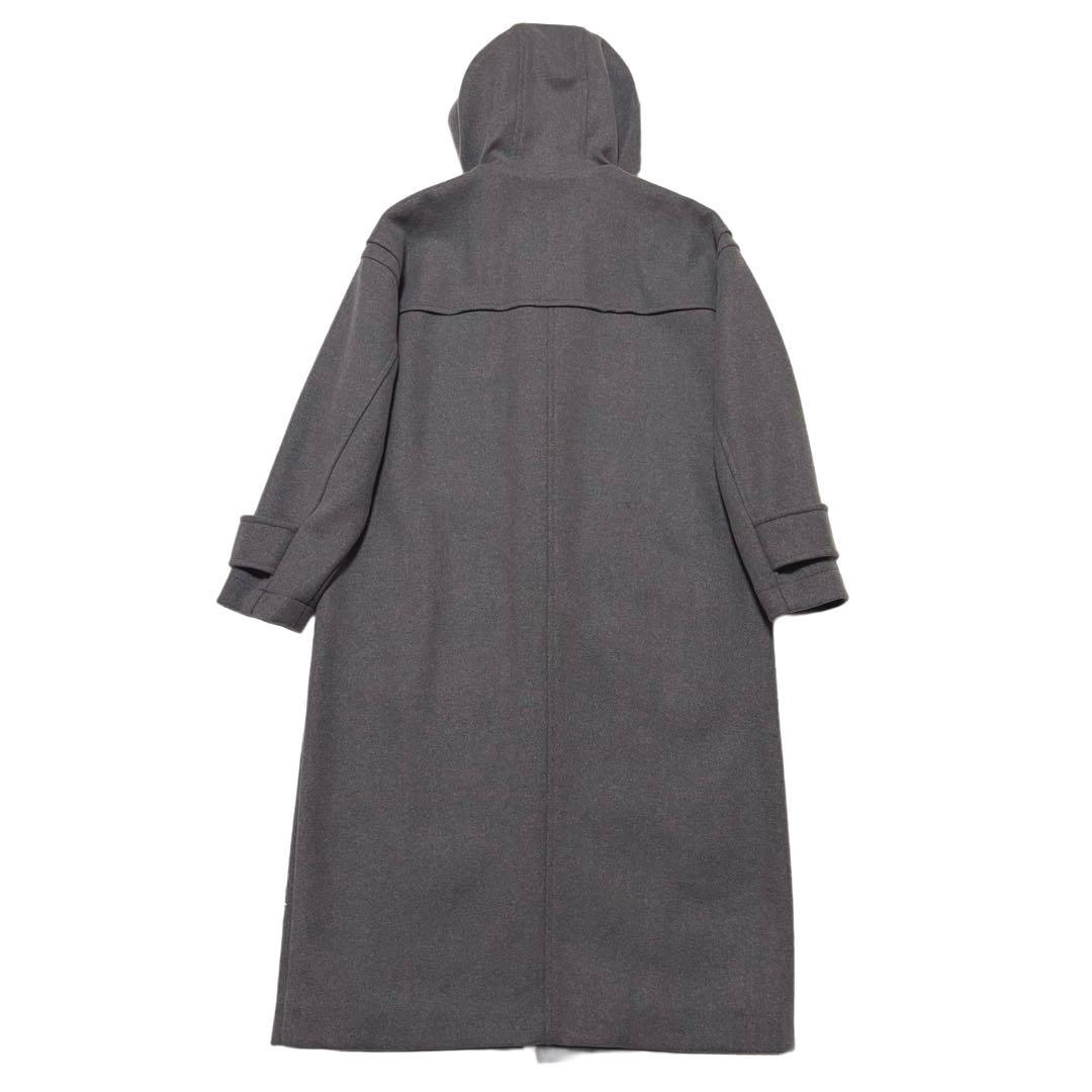 ✨新品タグ付き✨アンクレイヴ　ロング　ダッフルコート　ウールメルトン　グレー