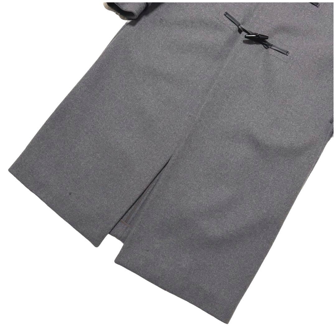 ✨新品タグ付き✨アンクレイヴ　ロング　ダッフルコート　ウールメルトン　グレー