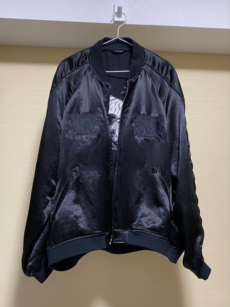 MBブラック虎刺繍スカジャン