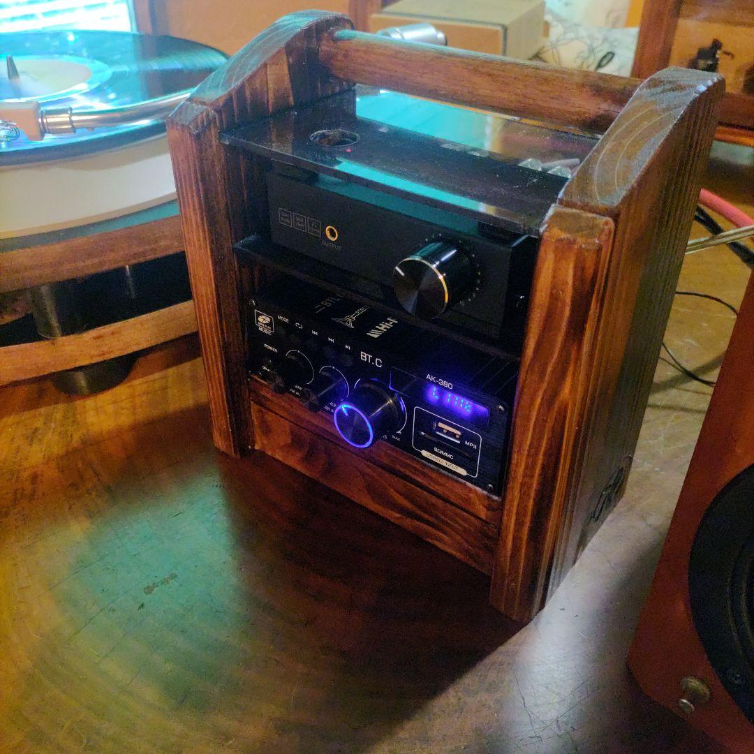 中華アンプ＋フォノイコ組込ラック３