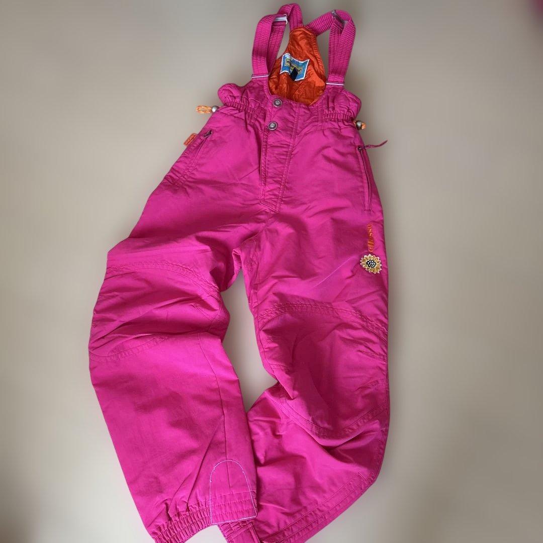 エレッセ　スキーウェア 女性用 ピンク ひまわり柄