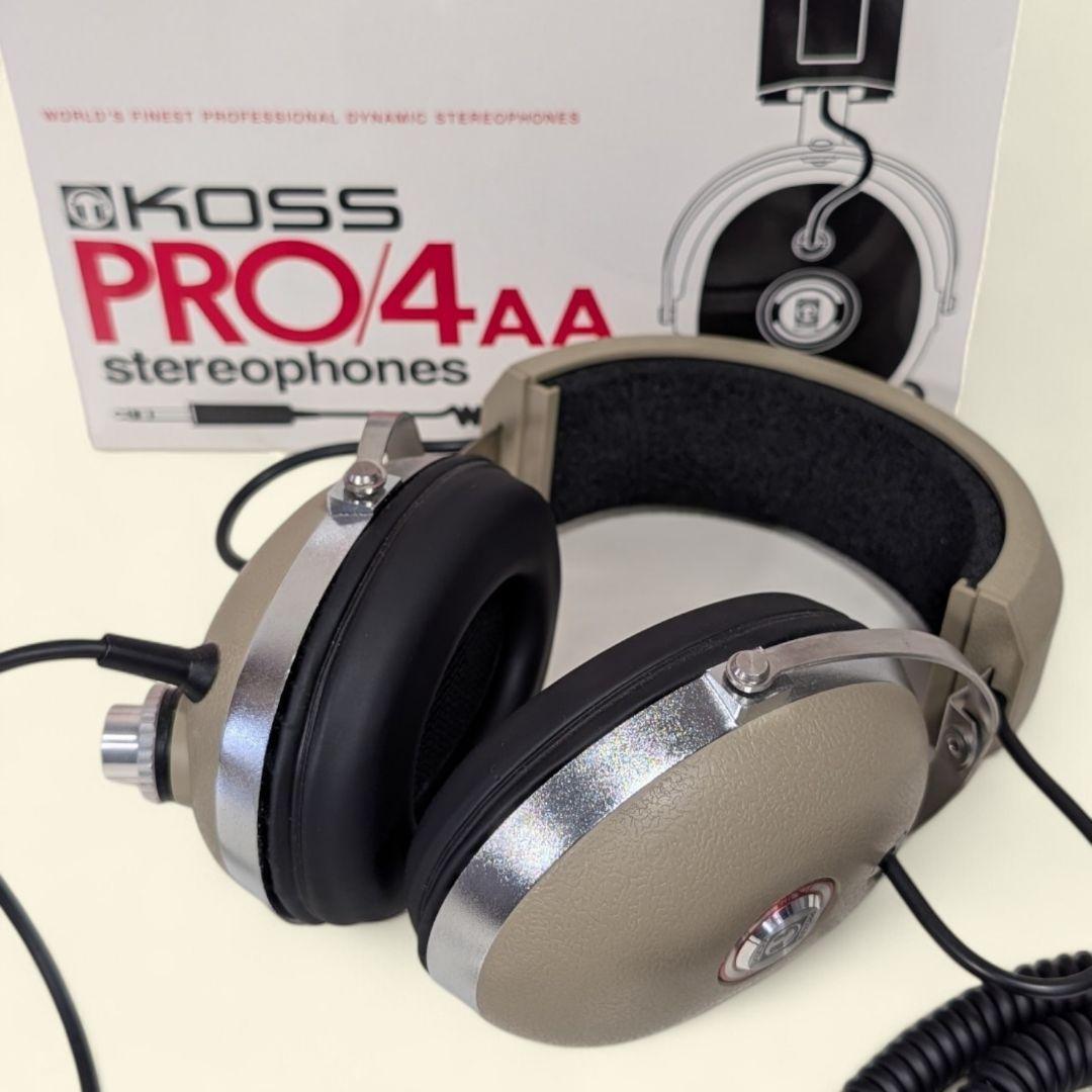 KOSS ( コス )PRO/4AA モニターヘッドホン 有線カールケーブル