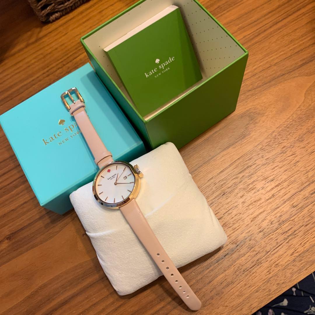 専用!!ケイトスペード クォーツ腕時計 くすみピンク 可愛い♡