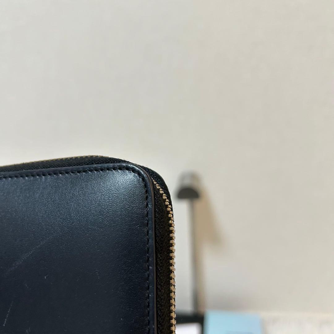 【完売品✨美品/マルチカラー】ポールスミス　ラウンドジップ　長財布　レザー　黒