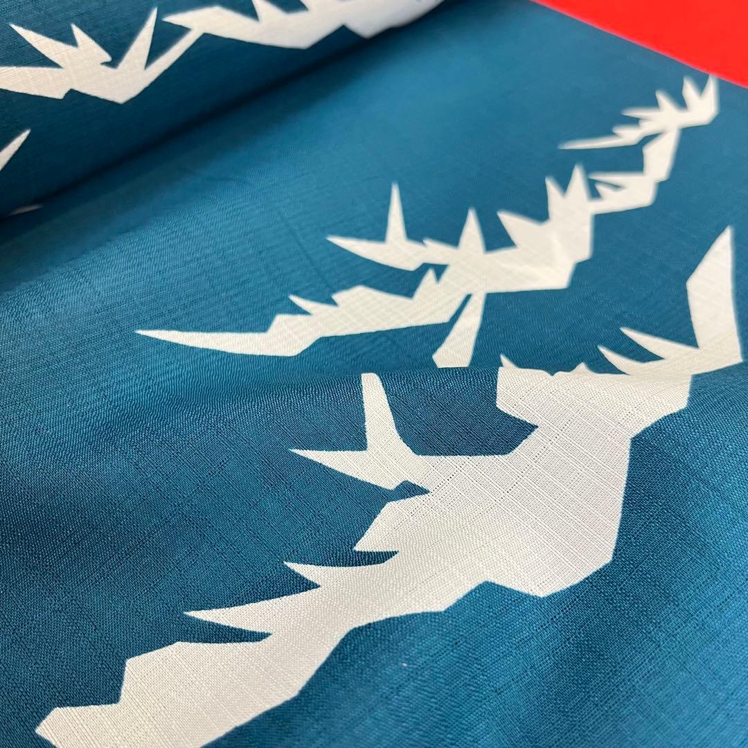 ☆専用☆浴衣 反物 遠山 024 セオアルファ お仕立て代込み バチ衿 創世舎