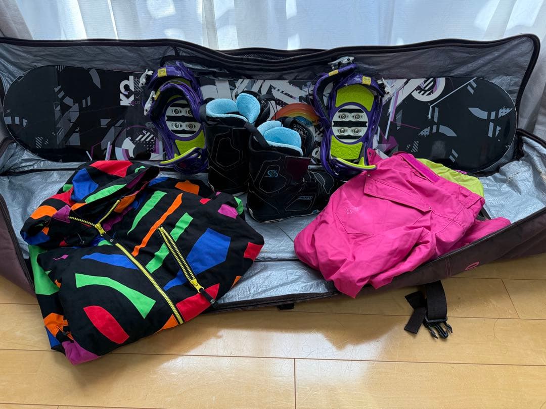 K2 スノーボード 147cm Flux Salomon ブーツ22.5㎝