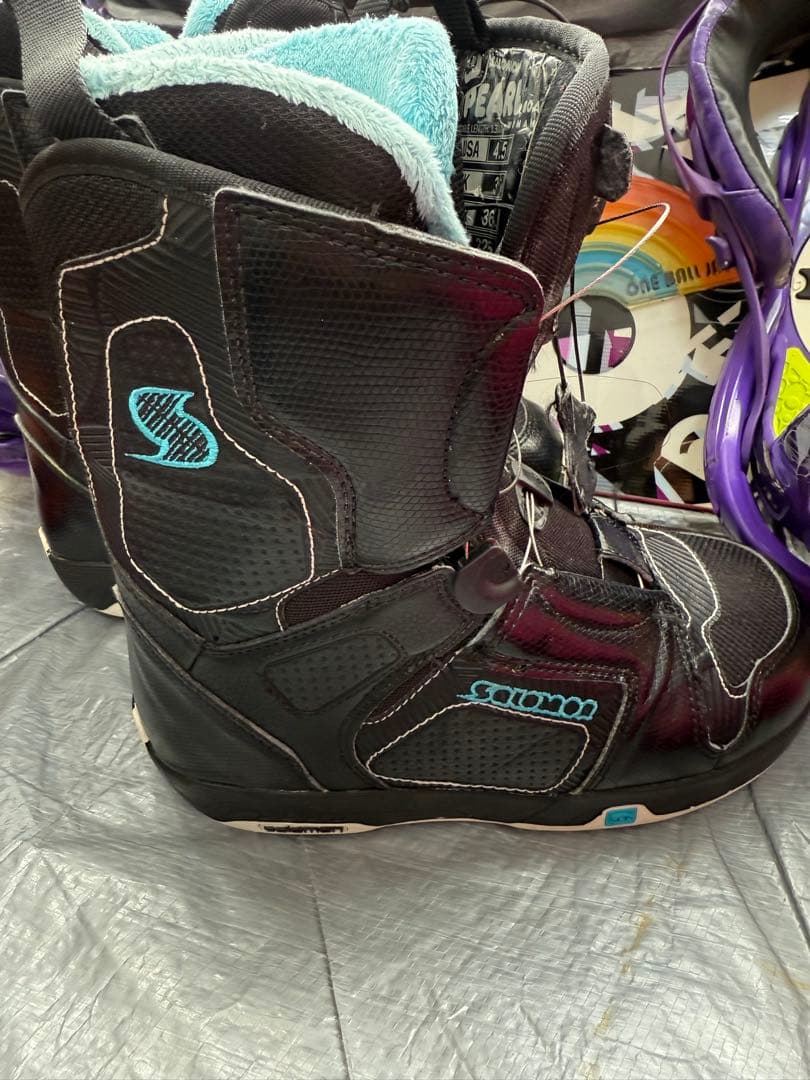 K2 スノーボード 147cm Flux Salomon ブーツ22.5㎝