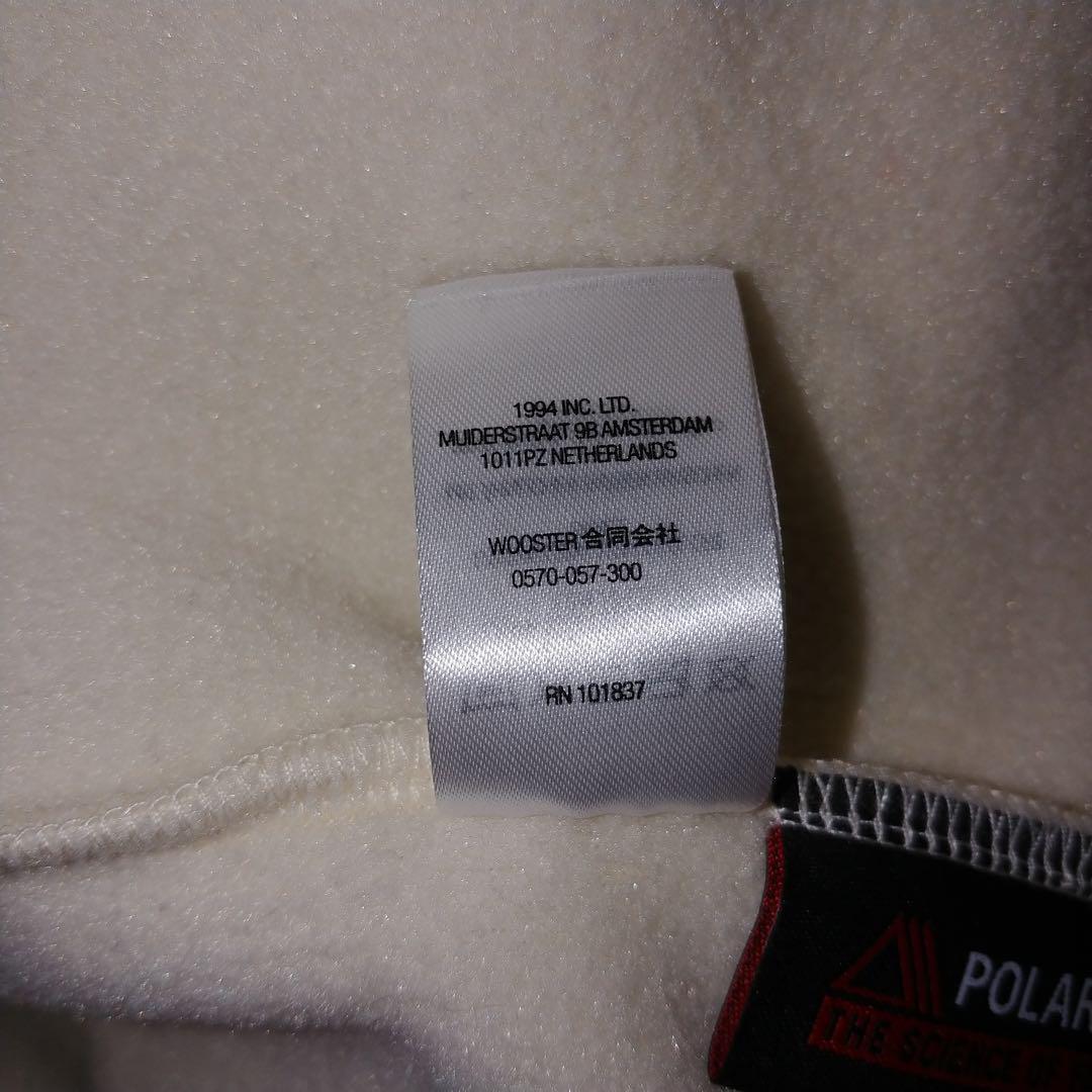 【入手困難モデル】シュプリーム ポーラテック フリース センターロゴ ベージL