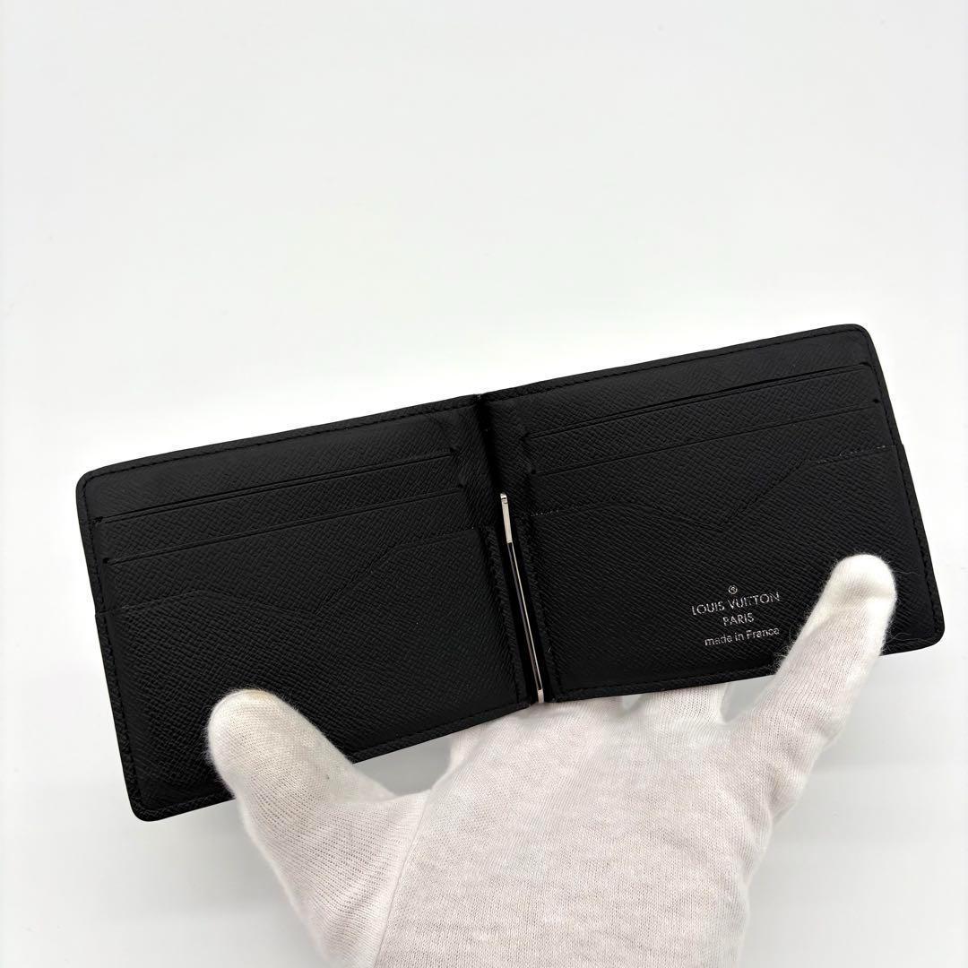 ルイヴィトン 札入れ マネークリップ ダミエ グラフィット パンス 黒 1937