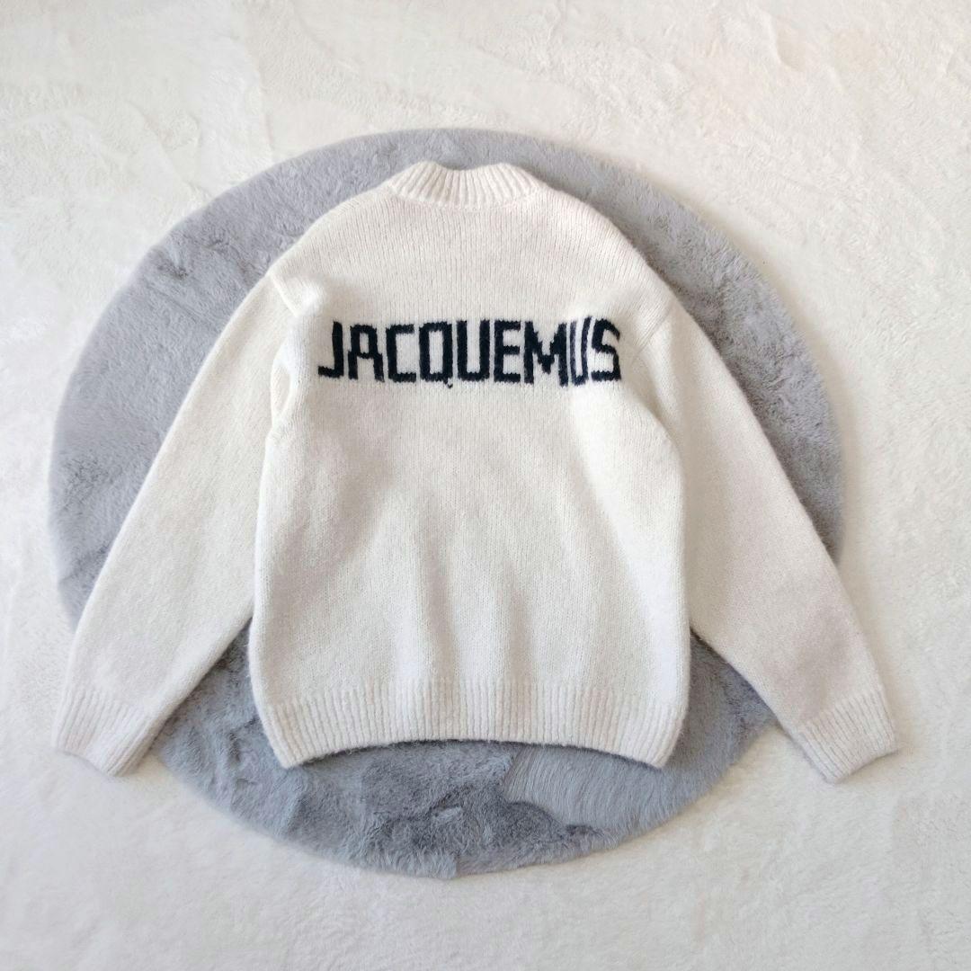 JACQUEMUSジャックムス　23AW　アルパカ　バックロゴ ニット セーター