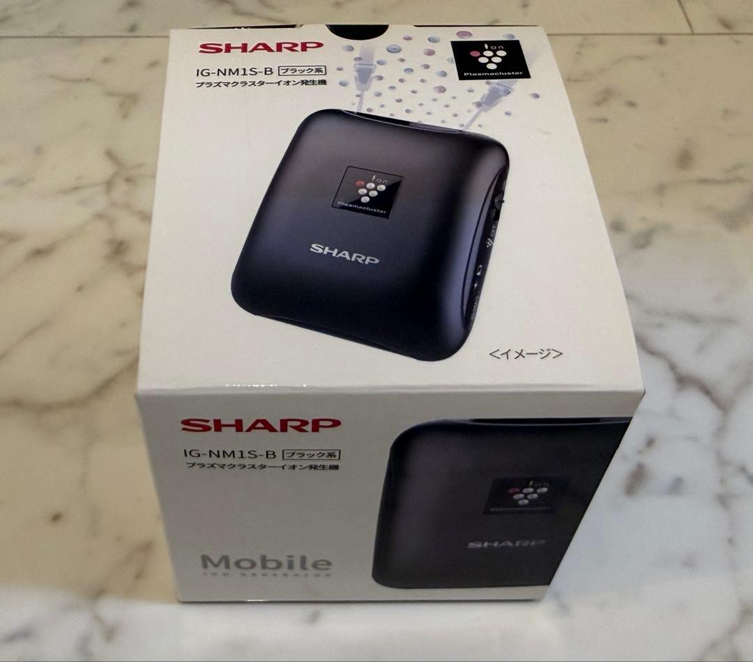 SHARP プラズマクラスター イオン発生機 小型 モバイル IG-NM1S-B