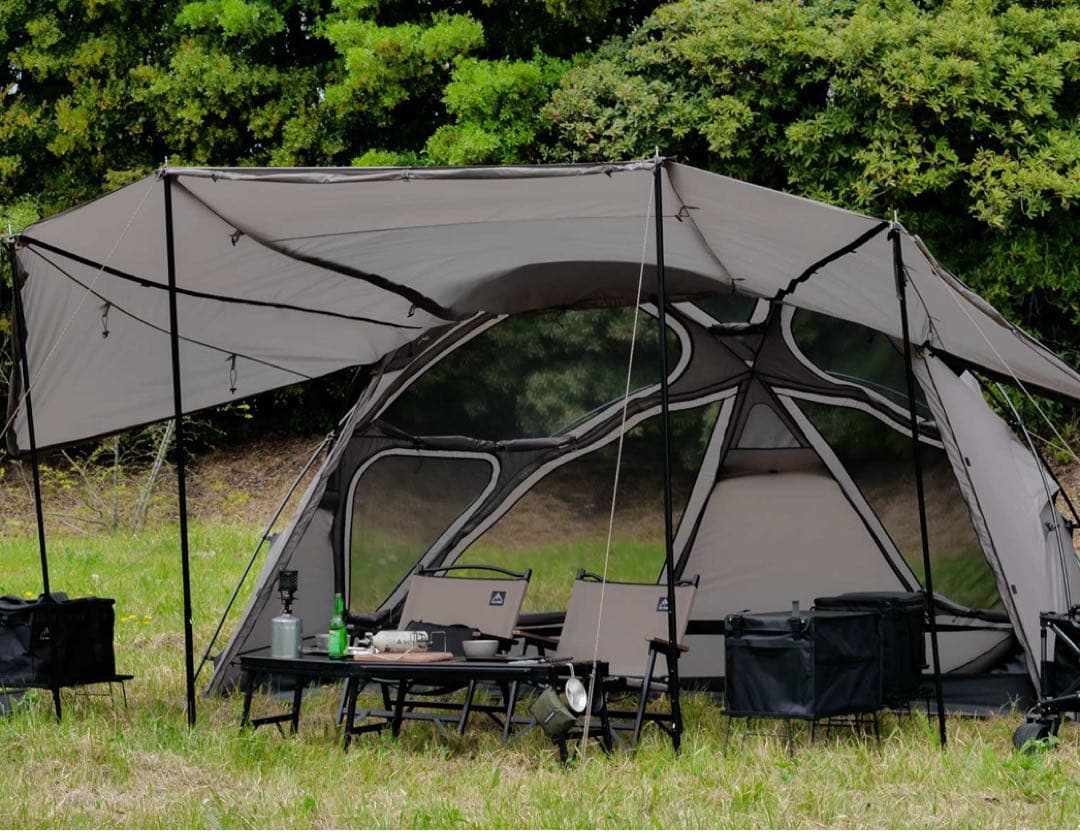 【nob】VOGEL MID テント グレー タープ付き