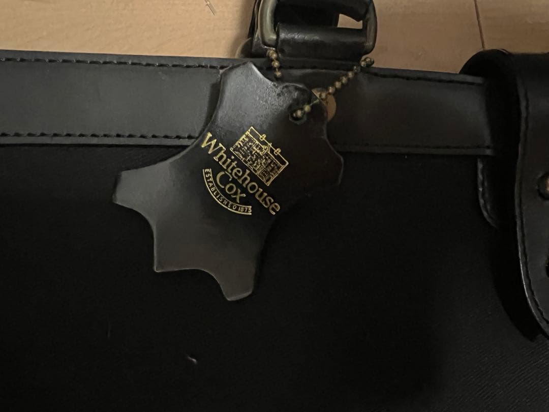 ホワイトハウスコックス　黒　トート　新品