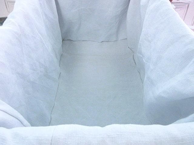 フランス　アンティーク　パニエ　☆　バスケット　インナー付き