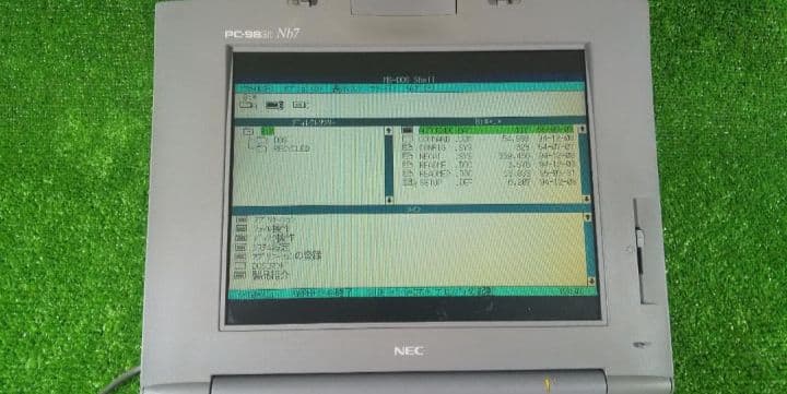 PC-9821 Nb7／Win95+MS-DOS／液晶張替／FDD OK／AC付