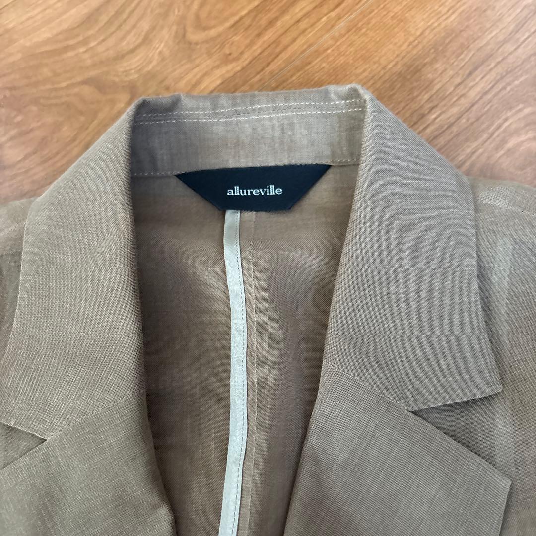 allureville シアーオーガンジャケット