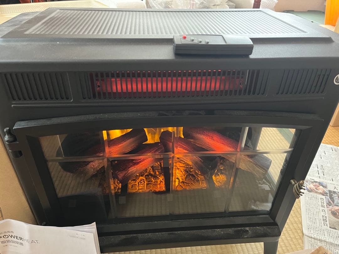 QVC ファンヒータ　DFI-5010-01 2016製　リモコン、説明書付き