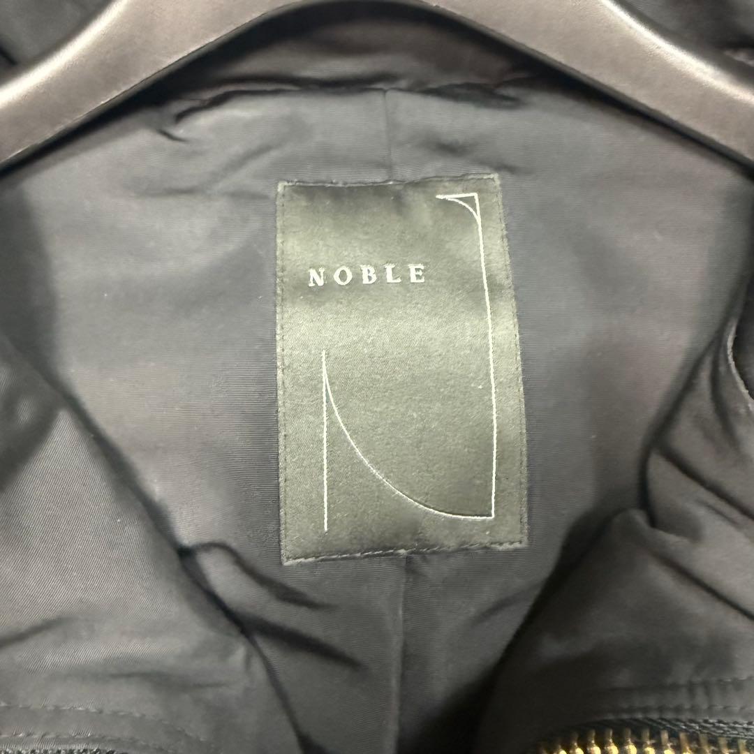 美品✨Noble エステルファイユミドルダウンコートコクーン 女優襟