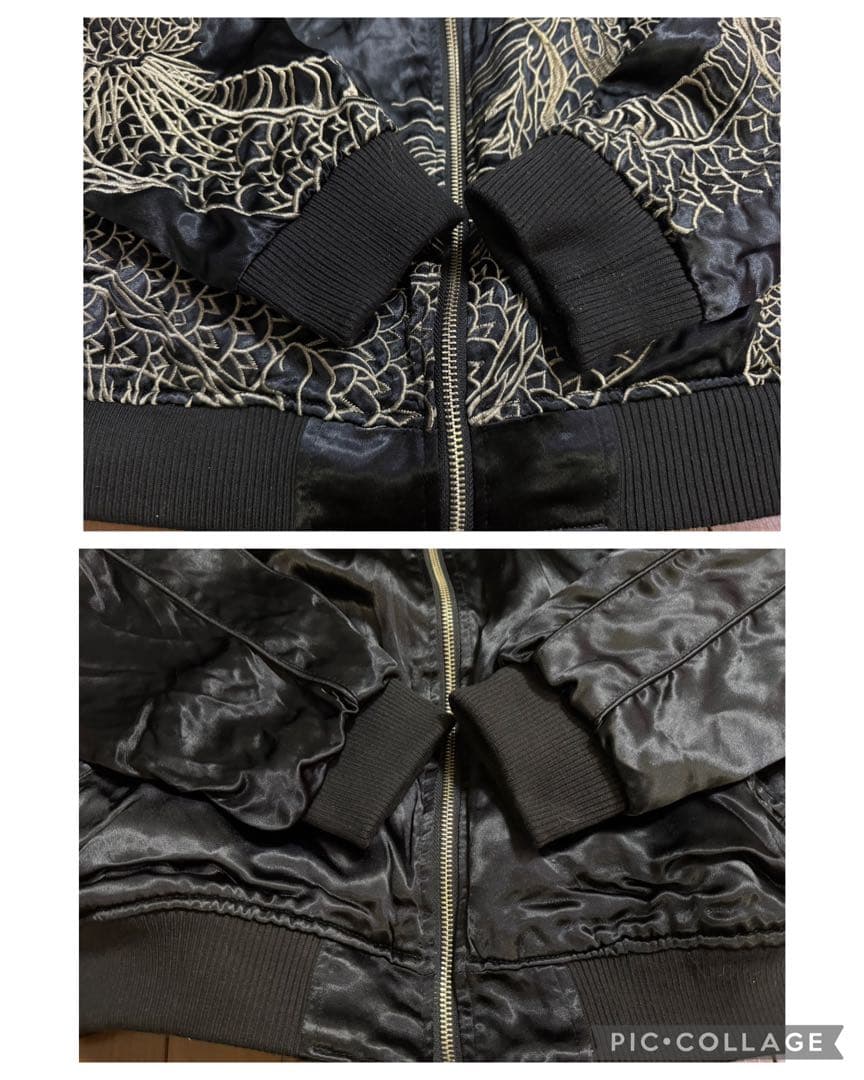 豪華刺繍 絡繰魂 22ss 粋 リバーシブル 龍乱れ スカジャン Lサイズ