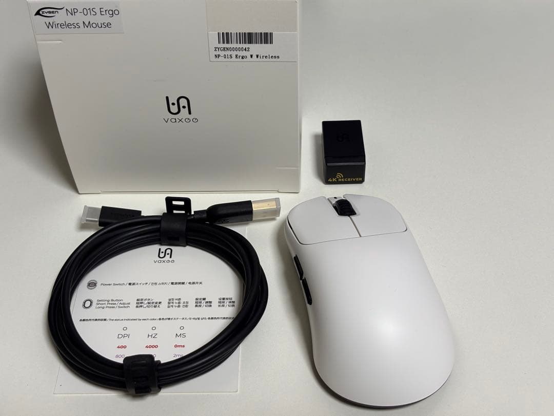 マウス・トラックボール VAXEE ZYGEN NP-01S Ergo Wireless(4K)