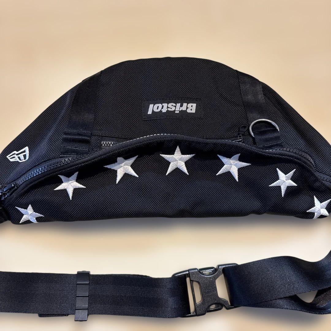 【レア】ブリストル×ニューエラ コラボ ボディバッグ ショルダーバッグ 星柄 黒
