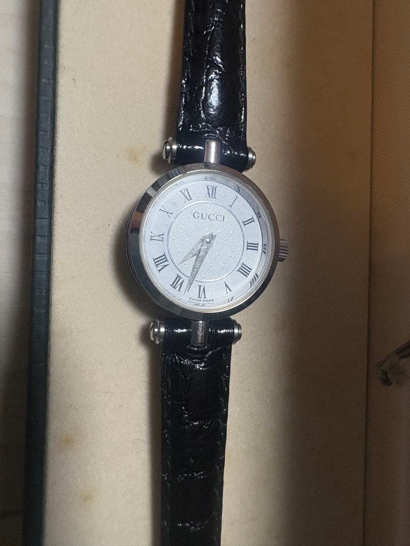 GUCCI レディース腕時計 2040L クオーツ シェリーライン レザーベルト