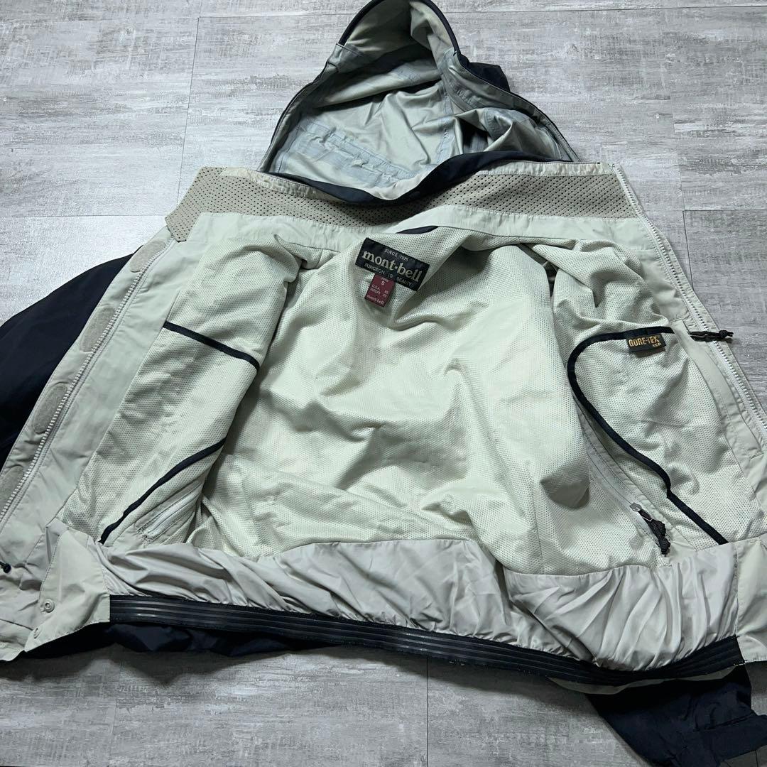montbell モンベル 旧ロゴ GORE-TEX ドリューパーカー S