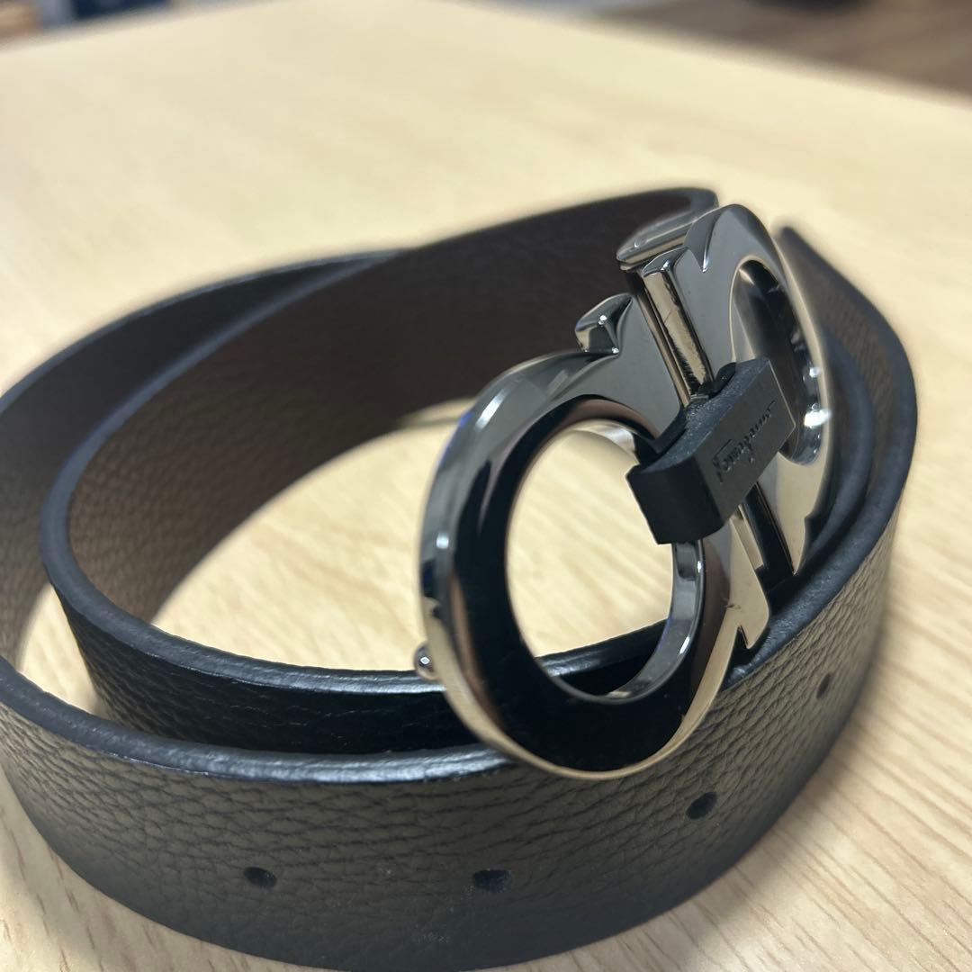 フェラガモ　メンズベルト　ダブルガンチーニSalvatore Ferragamo